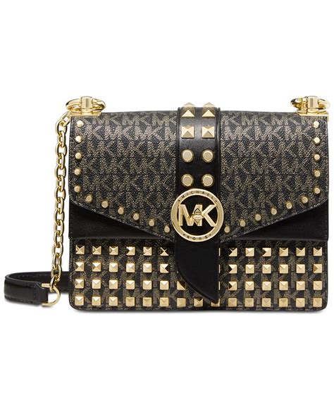 michael kors signature greenwich small convertible crossbody|Michael Michael Kors Logo Greenwich Small Convertible .